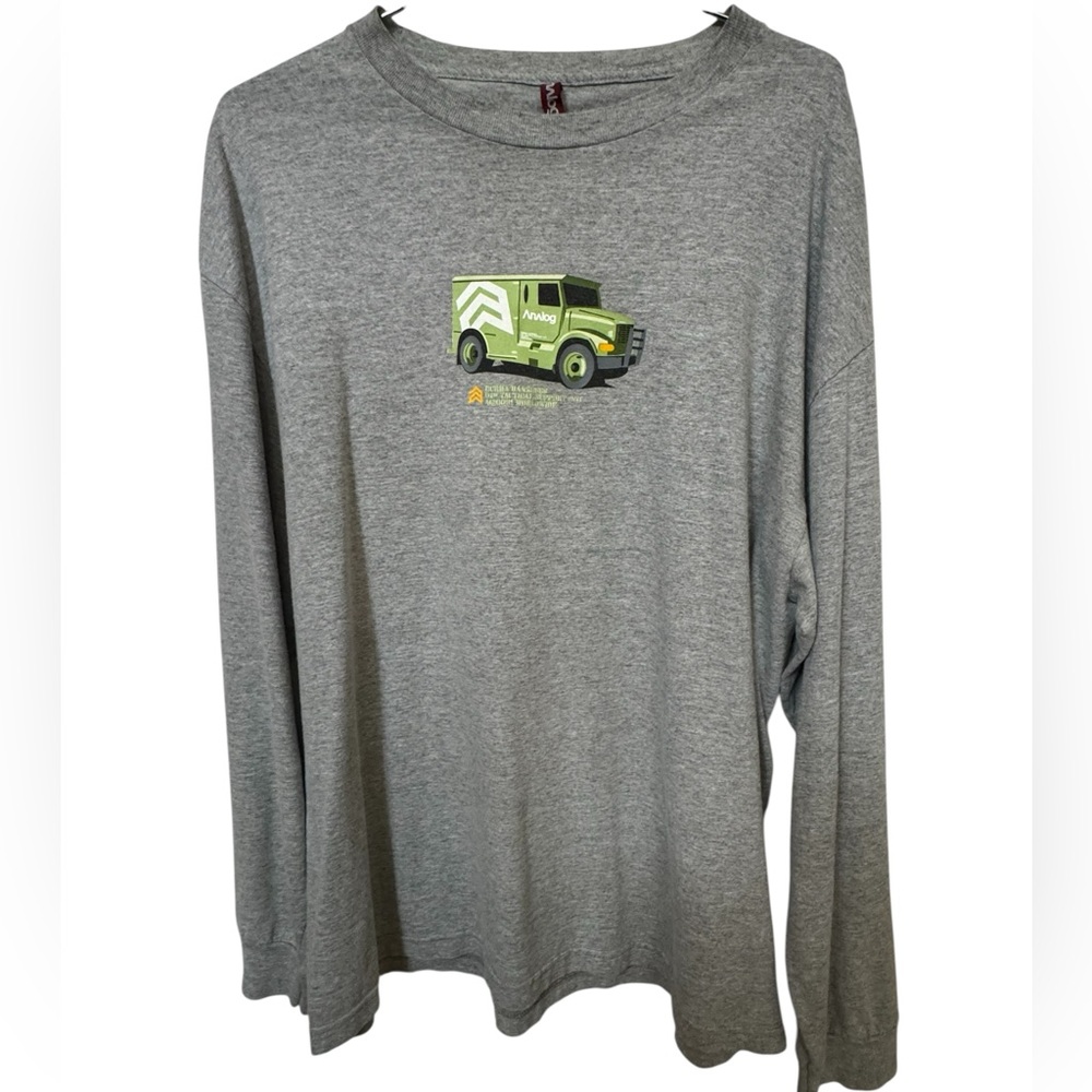 Analog Gray Burma Banshees Long Sleeve Graphic T-Shirt Men’s XL MINTY Streetwear